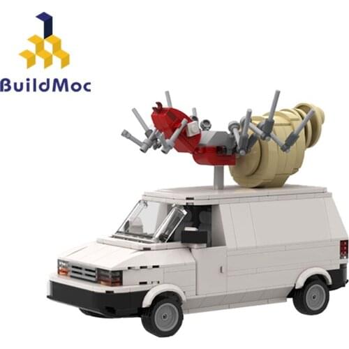 Buildmoc High-Tech In The Head Of The Familys Car Bugabago MOC Dales Dead-Bug Building Blocks DIY Childs Gift Technical Model
