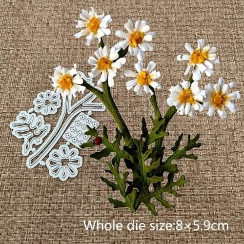 XLDesign Craft Metal Cutting Dies cut die new cute flower daisy Scrapbooking Paper Card Craft Album DIY Embossing Die Cuts