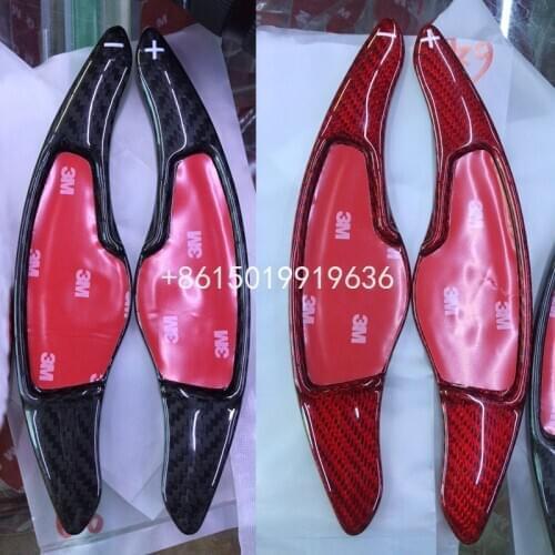 2PCS Carbon Fiber Steering Wheel Shift Paddle Extensions For Hyundai Sonata LF 9 2016-20