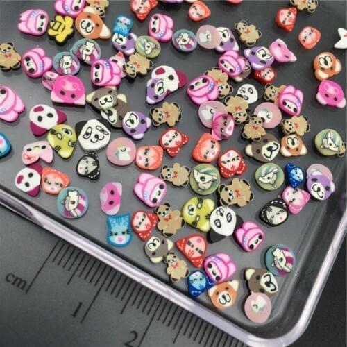 60g Animal Polymerclay,Soft Clay Sprinkles For Kids Diy/Craft Diy Making/Nail Art/Scrapbook Decoration/Craft Filler Wholesa