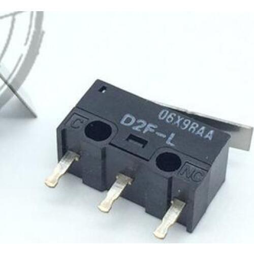 Free Shipping 50PCS/lot D2F-L D2FL D2F 0.74N Micro switch Travel switch DIP3 best quality