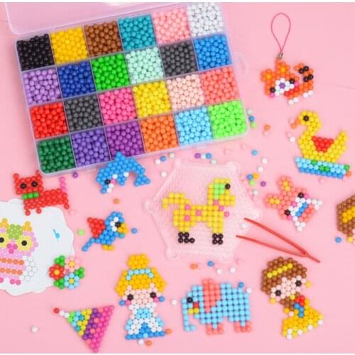 New 30 Colors Refill Beads Puzzle Crystal DIY Water Spray Beads Set Ball Games 3D Handmade Magic Toys for Children Fast Shipping