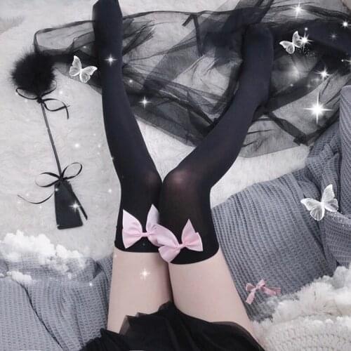 Lace Top Thigh High Stockings Fashion Stockings Black Ladies Female Stocking Sexy Lingerie Womens Sexy Fishnet Stockings Sheer