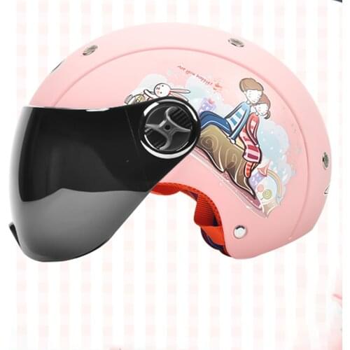 Children Motorcycle Helmets Boy Girl open face motorbike Motocicleta Casque made of ABS Motorcycle Accessrioes