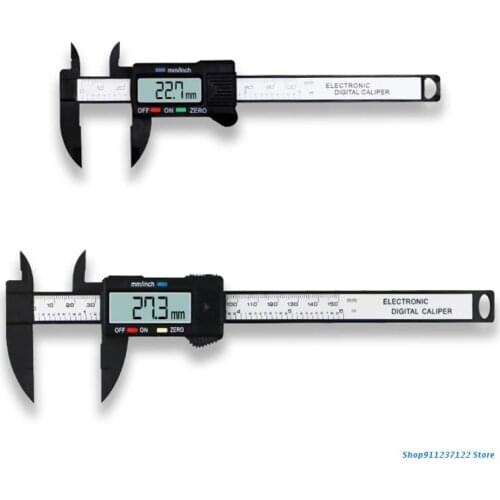 P82B Electronic Digital Vernier Caliper 0-150mm/100mm Measuring Tools inch Metric Conversion Ruler