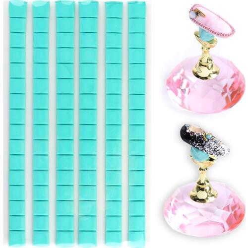 Nail Art Adhesive Glue Clay For Display Stand Fixing False Nails Tips Double Side Adhesive Tape Stick Reusable Plasticine NT1783