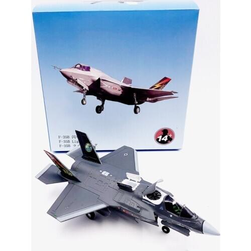 Diecast F35B Fighter Model Toy 1/72 Scale Military U.S. Marine Corps Fighter NAVY Army Air Force Plane Model Toy