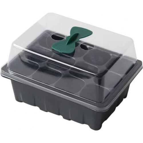 Nursery Tray Transparent Cover Strong Ventilation PP Plants Germination Tray for Home