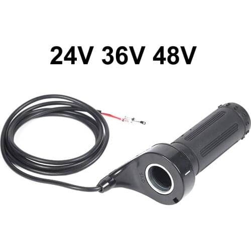 24V 36V 48V Wire Hall Twist Throttle Grip Multi-function Electric Vehicle Speed Governor Handlebar Controller for Bicycle handle