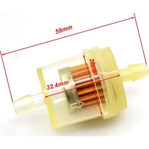 Motorcycle 6mm Car Dirt Pocket Bike Oil Filter Petrol Gas Gasoline Liquid Fuel Filter For Scooter Motorbike