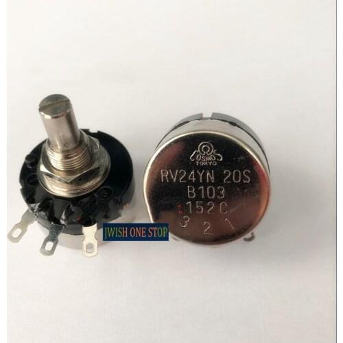 Single-turn potentiometer adjustable resistance RV24YN20S B103 10K