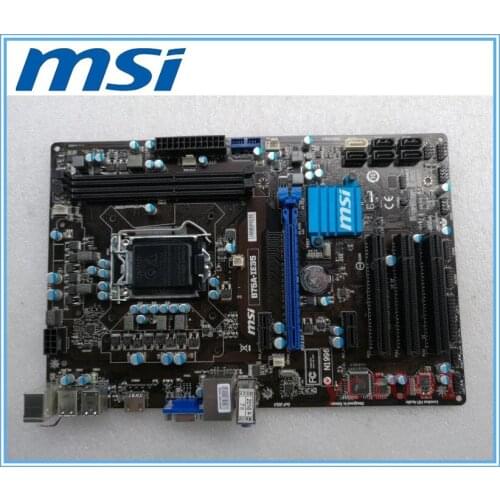 MSI B75A-IE35 original motherboard LGA 1155 DDR3 boards support 22nm for I3 I5 I7 CPU B75 Desktop motherboard Free shipping
