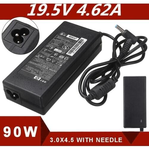 POHIKS 1pc High Quality AC Laptop Charger Power Adapter DC 19.5V/4.62A Powers Supply Adapter For HP ENVY 15/17/M7 Laptops