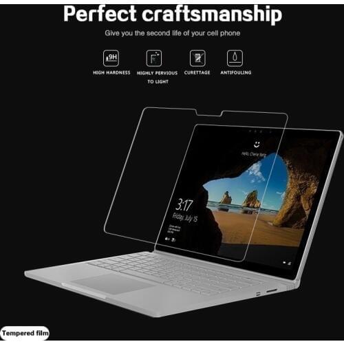 Anti-shatter Tempered Glass Film For Microsoft surface book 2 13.5" 15.6" Tablet PC Screen Protector Film With Safety Package