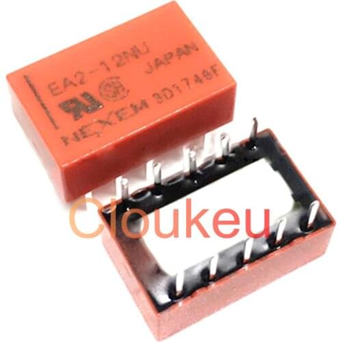 Relay EA2-5NU 12NU DC5V 12V 1A 10pin ATQ A5W-K