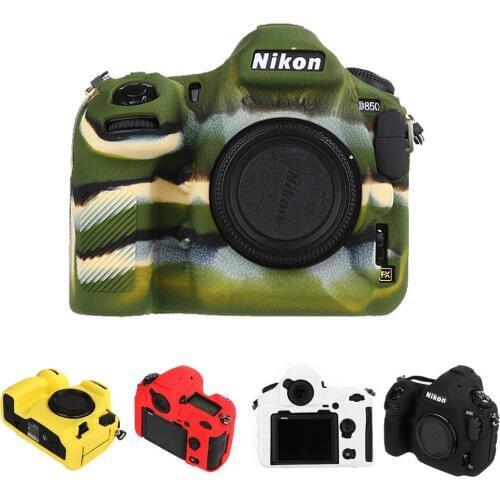 Rubber Silicon Case Body Cover Protector Skin for Nikon D850 Camera