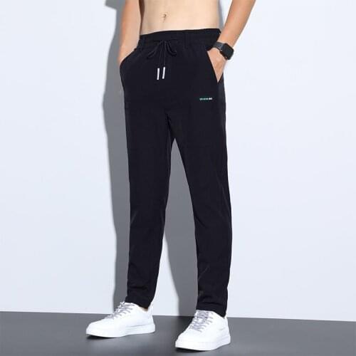 2021 Quick Dry Running Pants Mens Sports Training Sweatpants Breathable Gym Fitness Casual Legging Tracksuits Jogging Trousers