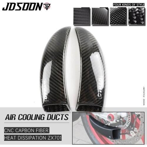 Carbon Fiber Air Cooling Ducts Brake Cooling Mounting kit System For DUCATI SCRAMBLER 1100 2018-2020 Multistrada 1260 2011-2020