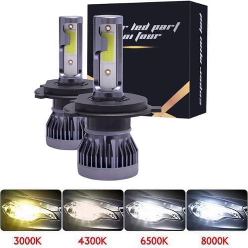 2PCS Car headlight Mini Lamp H7 LED Bulbs H1 LED H8 H11 Headlamps Kit 9005 HB3 9006 HB4 6000k Fog light 12V LED Lamp 36W 8000LM