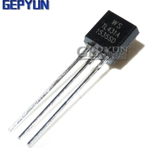 10PCS TL431ACLP TL431AC TO-92 TL431 TO92 Transistor Gepyun