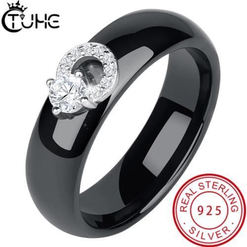 Strawberry Shape Crystal Women Rings Jewelry Crystal Ring Set European Inlaid Rhinestone Fashion Healthy Ceramic Ring Female