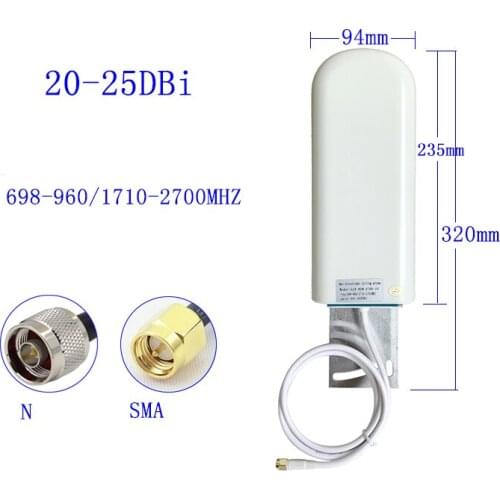 698-2700MHz Outdoor Omnidirectional Antenna High Gain Omnidirectional Plate Antenna 4G LTE Antenna Waterproof Antenna