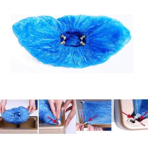 Wholesale Disposable Shoe Covers with Clips Special for Shoe Cover Dispenser Machine Home Office Carpet Cleaning Overshoes