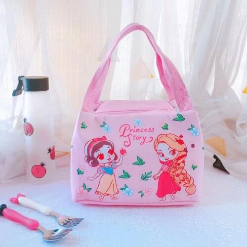 Disney Mickey mouse childrens cute insulated lunch box bag student lunch box bag picnic bag office worker lunch bag kid handbag