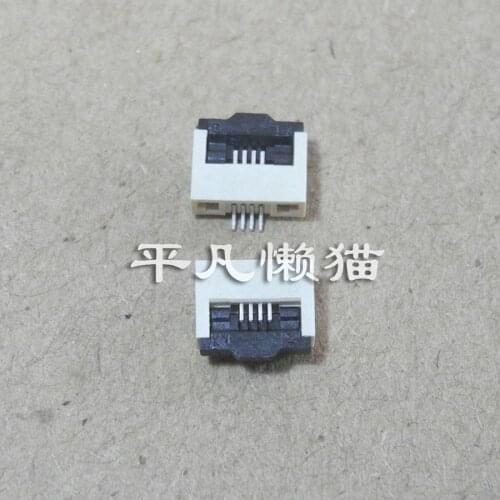 FPC 4-pin 0.5MM pitch Lower connection Flip-flop socket Notebook Start-up touch keyboard Snap seat