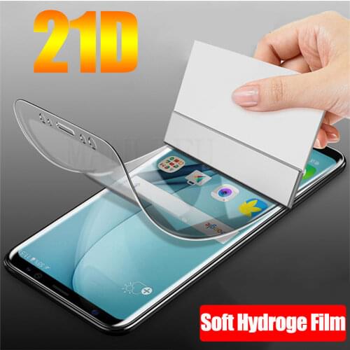 21D Front Silicone Soft TPU Hydrogel Sticker Film For Motorola Moto One Vision Z2 Z3 Z4 Play G7 G6 G5s E6 Plus Screen Protector