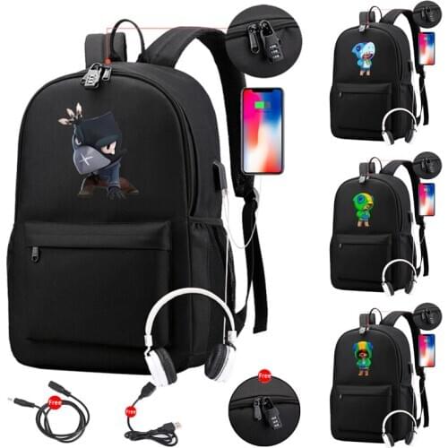Canvas Waterproof Backpack for Teenage Girl Boys Bookbag USB Anti-theft Laptop Student School Backpack for Men Women Bags
