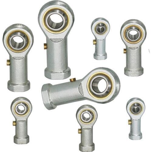 10PCS PHS8 8mm Bore Diameter Rod End Bearing M8x1.25 Thread Ball Joint Rod End