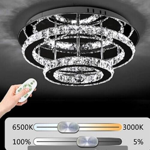 Corridor lamp LED round crystal ceiling lamp corridor lamp modern simple entrance entrance porch balcony lamp lighting