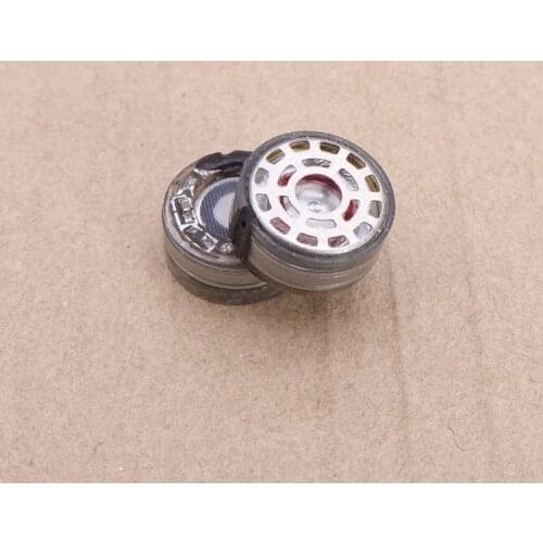 Circle iron headphone speakers 10mm moving coil unit bass DIY headphone With divider 2pcs