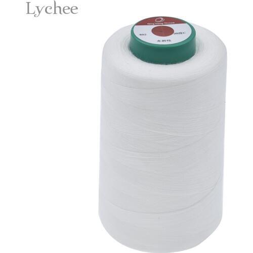 Lychee Life 3000m Long 40s/2 Water Soluble Sewing Thread Apparel Sewing Accessories For Clothes Embroider DIY Sewing Threads
