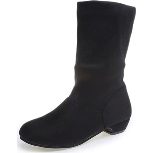 2020 Autumn Women Boots Scrub Womens Martin Boots Shoes Fashion Ankle Boots Comfortable Women Winter Shoes