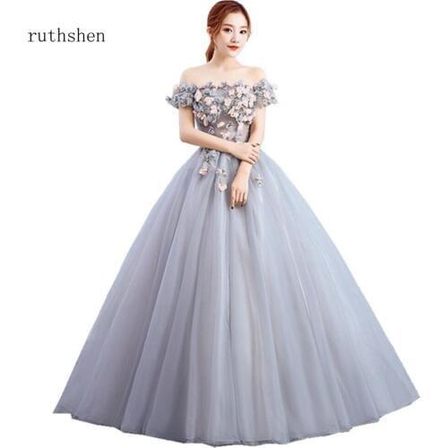 Ruthshen Quinceanera Dresses Sexy Off The Shoulder Sweet 16 Ball Gowns Cheap 2020 Debutante Prom Dresses For Special Events