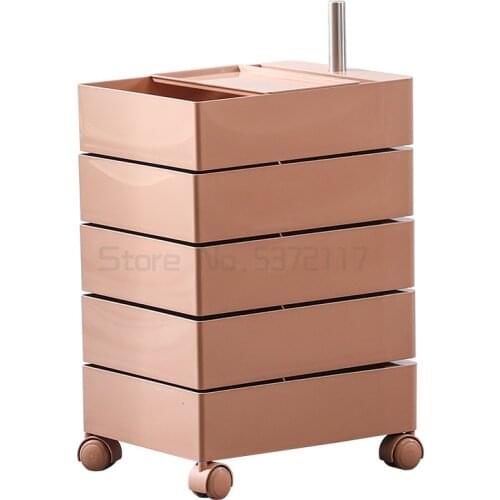 360 rotation movable storage cabinet bedroom bedside cabinet creative storage cabinet simple office storage cabinet