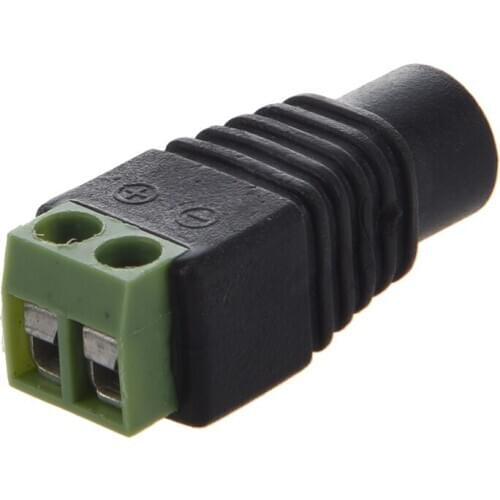 5.5 x 2.1mm DC Power Female Jack Connector Plug for CCTV Camera DVR