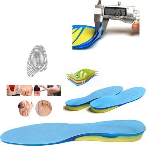Silicon Gel Insoles Foot Care for Plantar Fasciitis Heel Spur Running Sport Insoles Shock Absorption Pads arch orthopedic insole