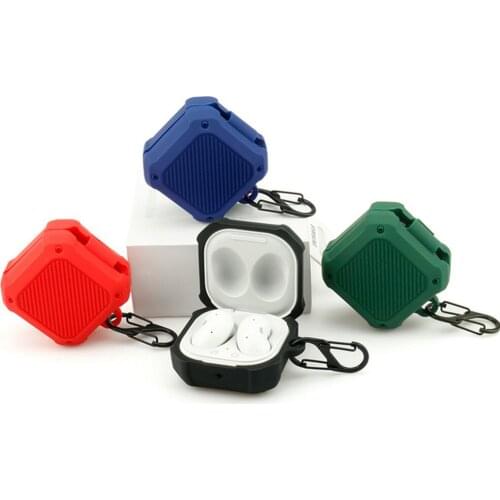 Silicone Earphones Protective Case Anti-fall Headphones Cover Skin Case for Samsung Galaxy Buds2 Live/Pro Wireless Earphones