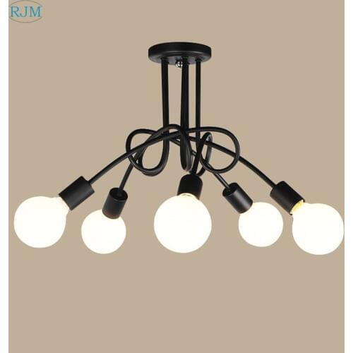 Modern Creative Kids Ceiling Lights Nordic Simple E27 Bulb Combination Hang Lamp Restaurant Living Room Clothing Store Decor
