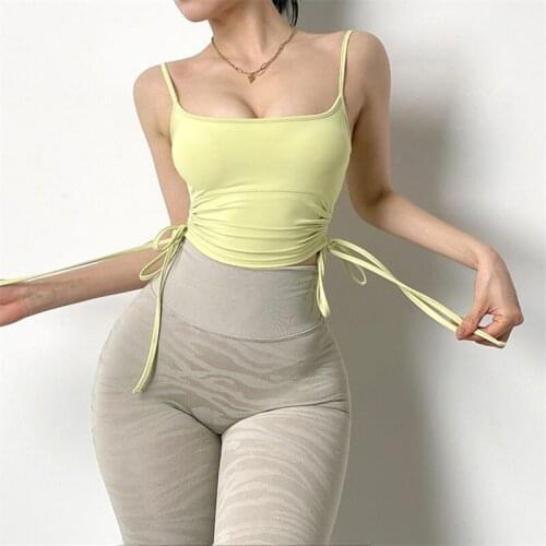 Sports Vest Tape Women Running Quick-Drying Shockproof Yoga Bra Sexy Breathable Fitness Top Workout Gym Tank Top