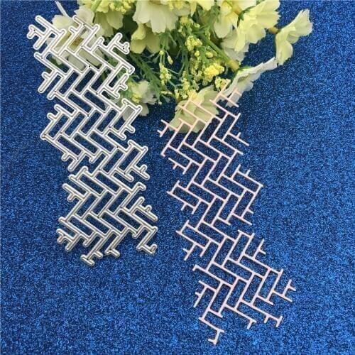 Hollow geometry Metal Cutting Dies Stencil for DIY Scrapbooking Album Embossing Paper Card Craft Die Cut