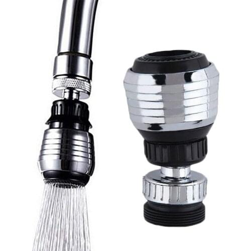 Universal Rotary Kitchen Faucet Nozzle Kitchen Anti-splash Water Tap Head Filter Nozzle Connector Adapter