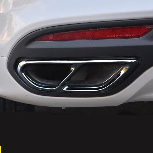 Stainless Steel Tail Exhaust Pipe Decorated Frame For Ford Mondeo 2013 14 15 16 18 2019 ACA056