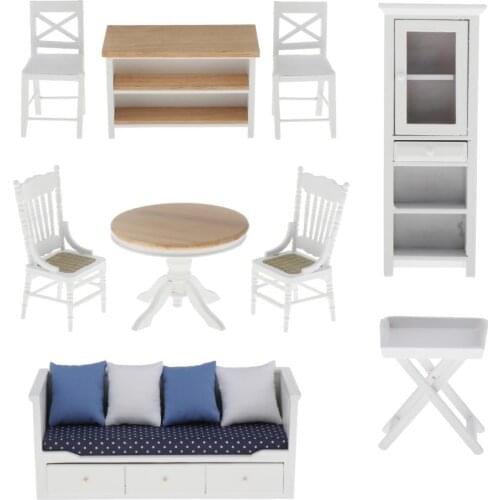 1:12 Dollhouse Miniature Accessories DIY Mini Wooden Furniture Decorations Toys