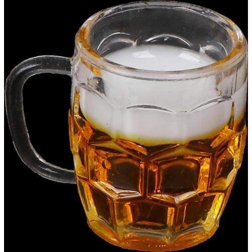 1pc cute Toy for Dollhouse 1/12 Miniature Scene Model Scale Dollhouse Accessories Mini Beer Cup Mug Kid Toy