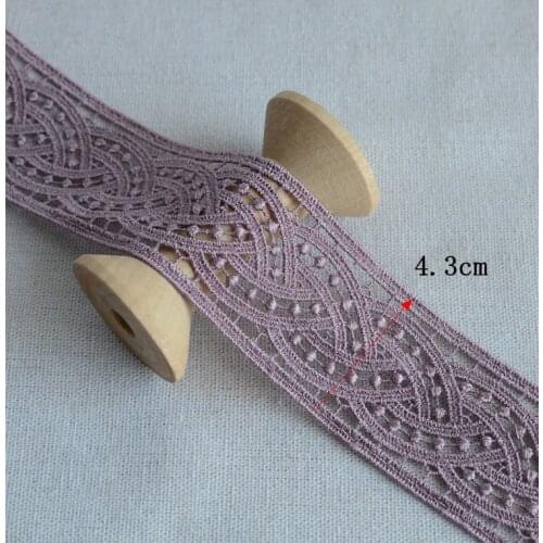 5 Meters 11CM Off White Elegant Lace Trim Applique Hot Sale Sewing Craft DIY Dress Bag Decoration