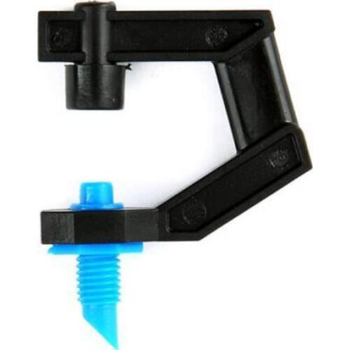 200pcs Blue Thread Barbed Refractive Misting Nozzle For 3/5mm Hose Or PE Pipe Connecting 40-120L/H Greenhouse Irrigation Spayer